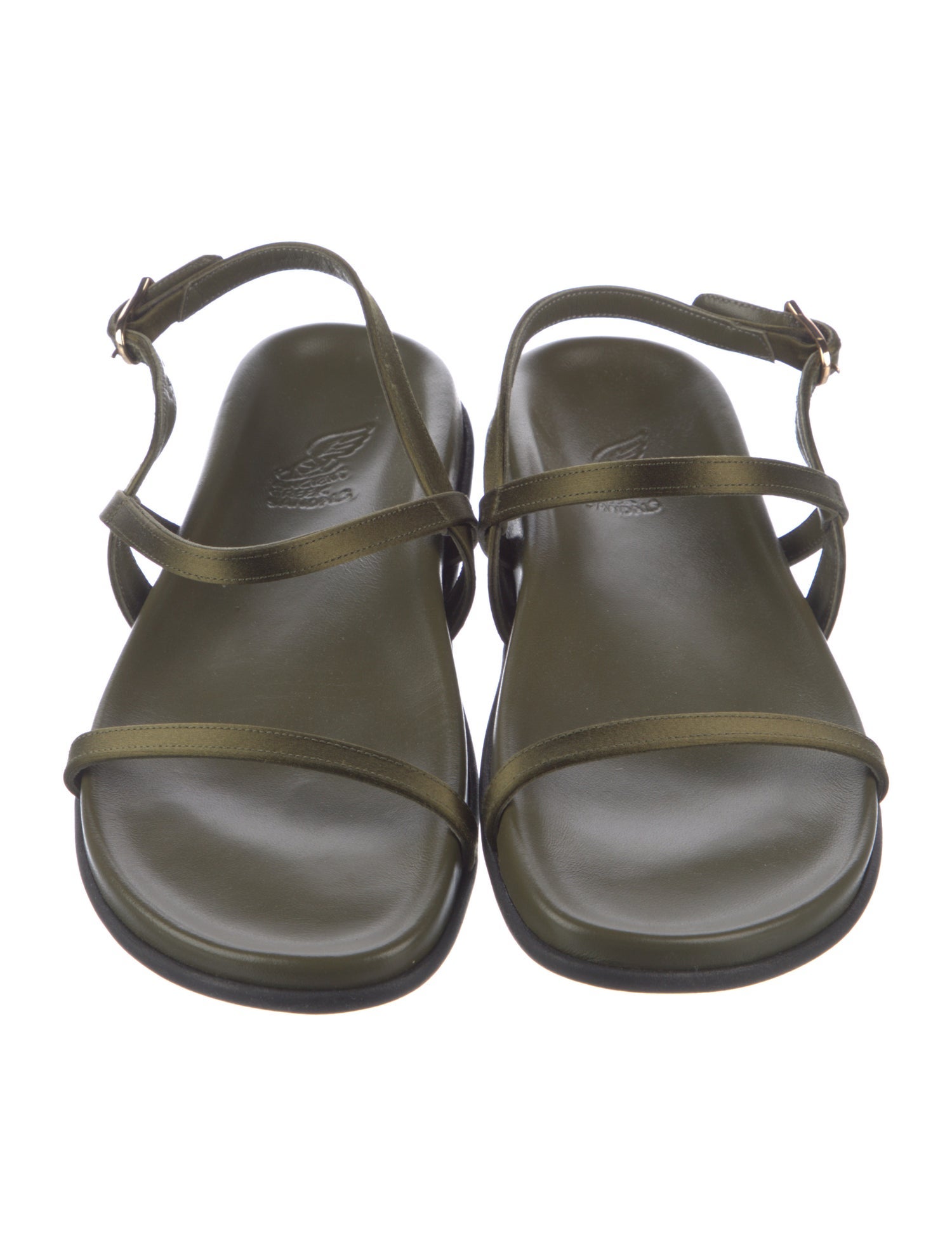 Ancient Greek Sandals Leather Slingback Sandals
